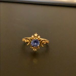 Sofia Zakia Wandering Star Ring Sapphire